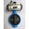 Soft Sealing Rubber Lining Valve Pneumatic butterfly valve Factory